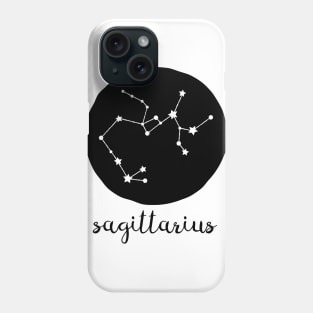 Sagittarius Zodiac Constellation Astrological Sign Celestial Art Design Phone Case