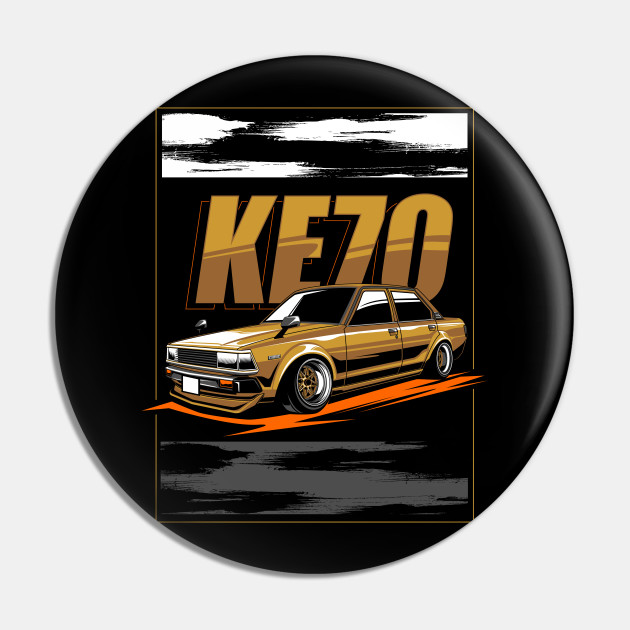 Toyota Corolla Dx Ke 70 Automotive Apparel Pin Teepublic
