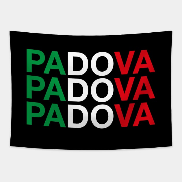 PADOVA Italian Flag Tapestry by eyesblau