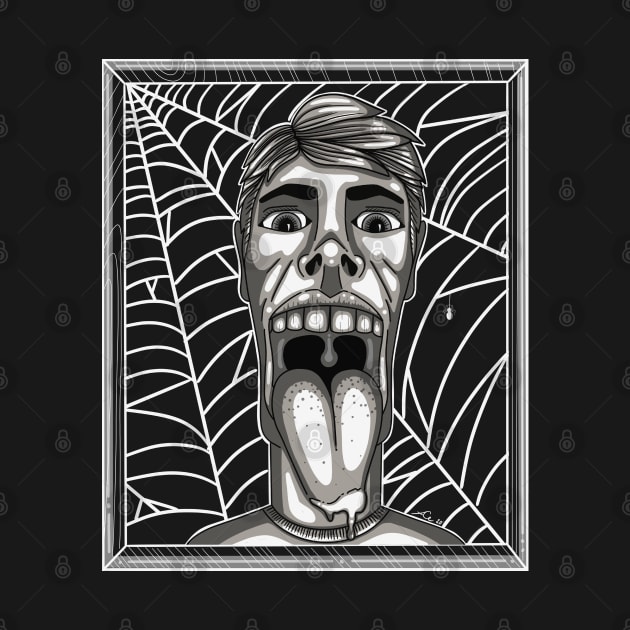 Spider Web Screaming Face by The Craft ACE