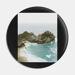 California beach, Ocean, Coast, Beach art, Water Pin