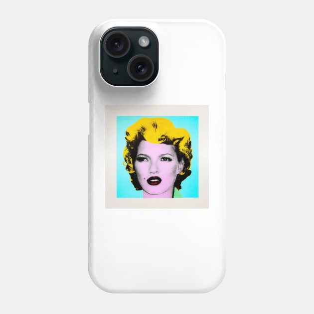 Banksy Kate Moss Phone Case by SharpWallArts