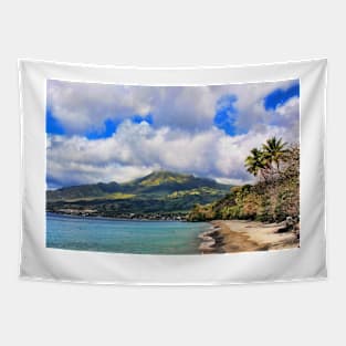 Mt. Pelee on the island of Martinique Tapestry