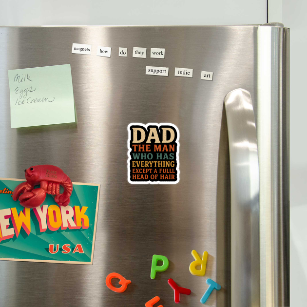 Dad The Man Who Has Everything Except A Full Head Of Hair – Funny Bald Dad by ArtistTee ⭐⭐⭐⭐⭐