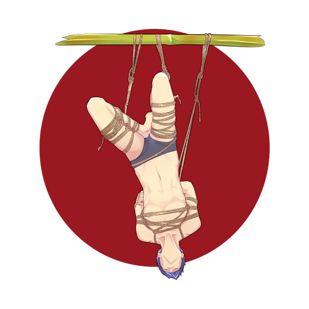 Manga boy in Shibari Suspension by ShibariZone