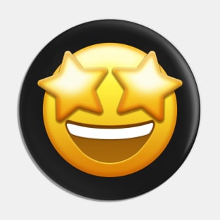 Star-Struck Emoji | Pop Art Pin