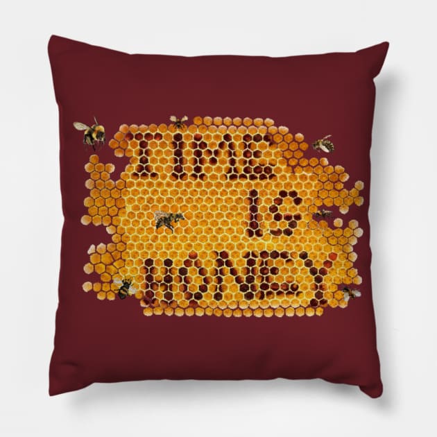 Time Is Honey Pillow by TenomonMalke