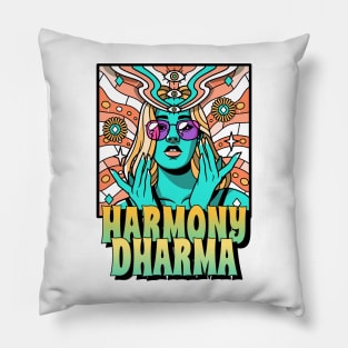 Harmony dharma Pillow