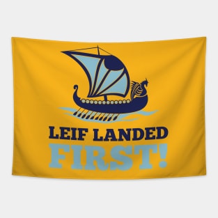 Leif Landed First Tapestry