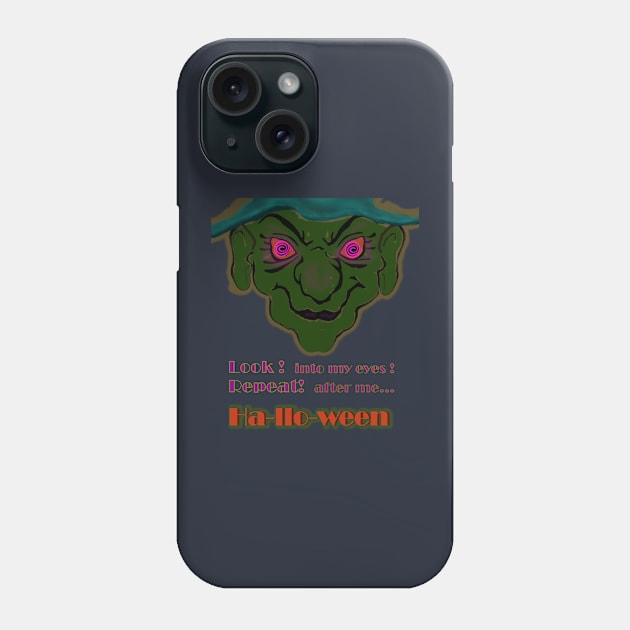 Green Goblin Halloween Spell Phone Case by VarietyStarDesigns