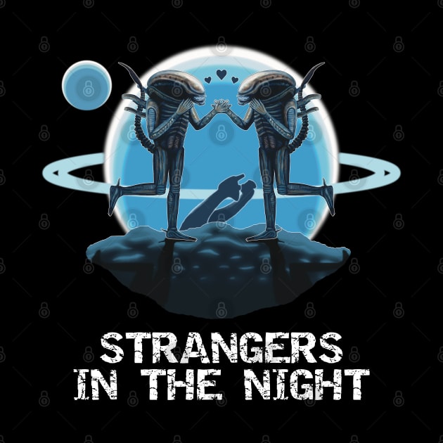 Strangers in the Night: Dancing Xenomorphs by SPACE ART & NATURE SHIRTS 