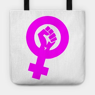 Feminist symbol pink Tote