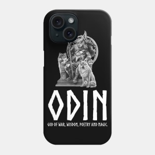 Viking Mythology Odin God Of War, Wisdom, Poetry And Magic Phone Case