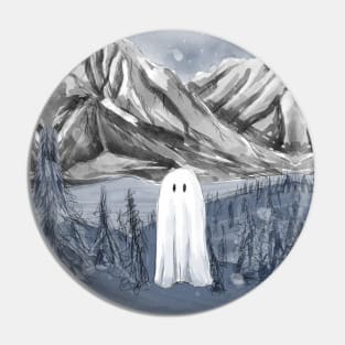 Blue mountain ghost spirit Pin