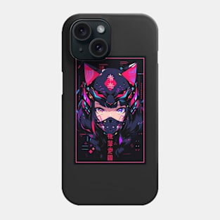 Anime Cat Girl | Quality Anime Design | Chibi Cat Girl Miaw | Manga Anime Art Phone Case