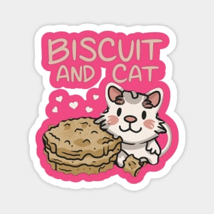 Biscuit and Cat Magnet