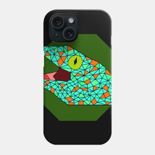 Geometric Tokay Gecko Phone Case