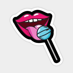 Lollipop Lips Magnet