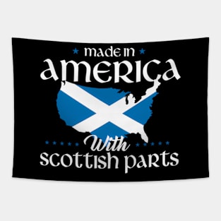 America With Scottish P Scotland Pride Heritage Tapestry