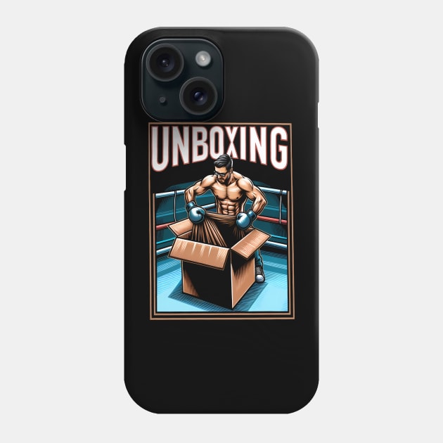 Funny Boxing - Unboxing - Social Media Content Contact Sport Phone Case by Shirt for Brains