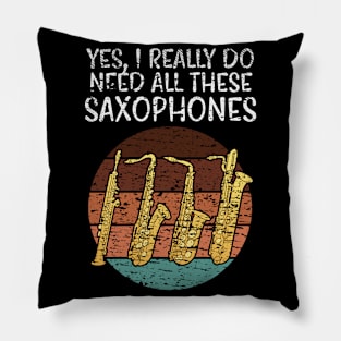 Funny Saxophone Pillow