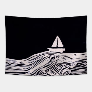 Solitude of the sea Tapestry