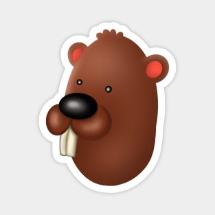 Goofy Beaver Magnet