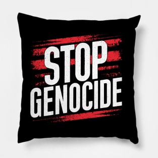 Stop Genocide Pillow