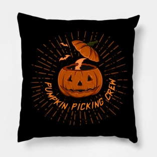 Pumpkin Picking Crew Pillow