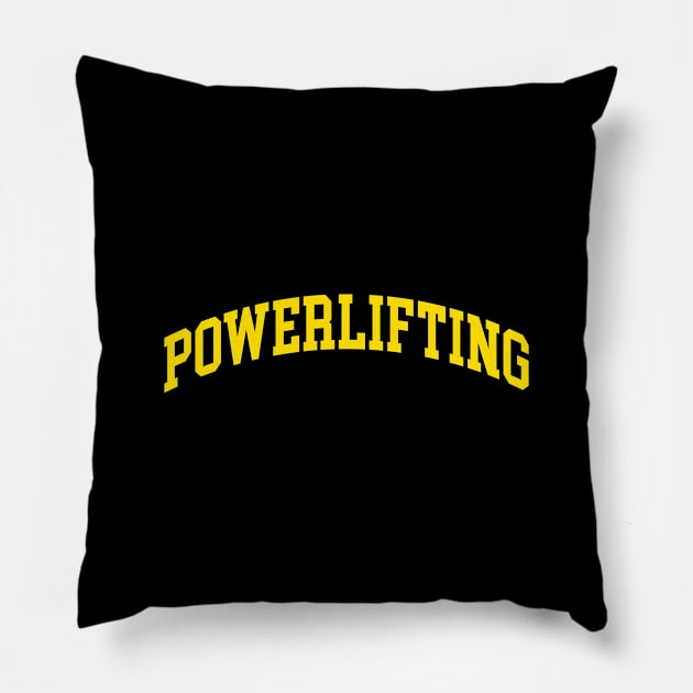 Powerlifting Pillow by monkeyflip