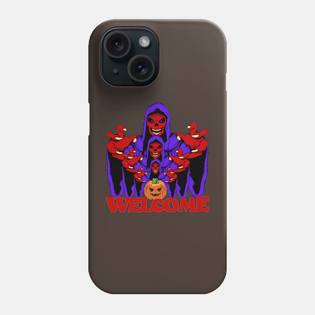 the red witch -scary halloween 2022 Phone Case by funnyd