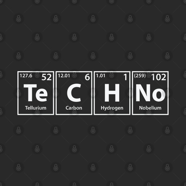 Techno (Te-C-H-No) Periodic Elements Spelling by cerebrands