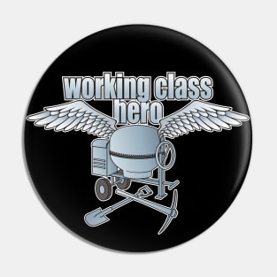 Working Class Hero Concrete Mixer Blue Pin