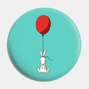 Balloon Bunny Pin