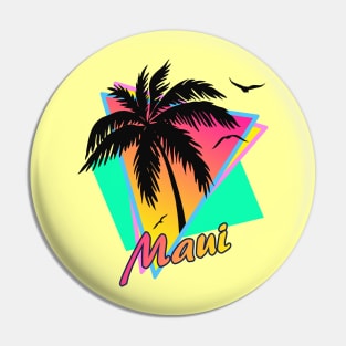 Maui Cool 80s Sunset Pin