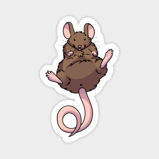 Chubby Mouse/Rat- Brown Magnet