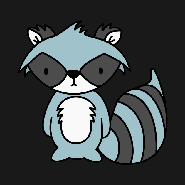 Blue Racoon by OHH Baby