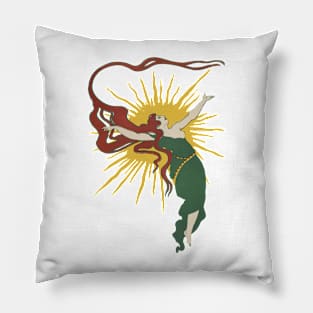 Redheaded Sun Spirit Pillow