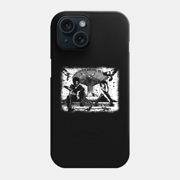 Pigeons Phone Case by JonathanGrimmArt