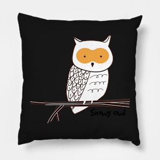 Snowy Owl Pillow