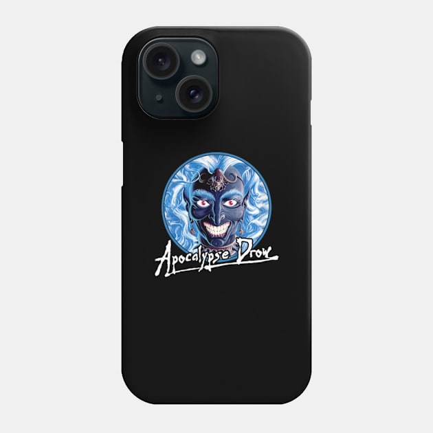 Apocalypse Drow (Black Print) Phone Case by Miskatonic Designs