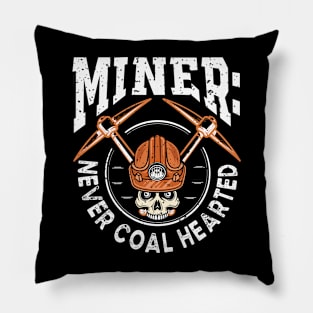 Miner: Never Coal Hearted Pillow