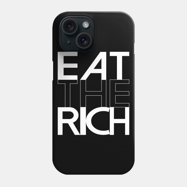 Eat the Rich Revolution Ant Capitalist Anarchy Socialism Phone Case by graphicbombdesigns