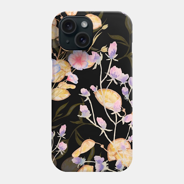 seamless watercolor patterns Phone Case by Art by Ergate