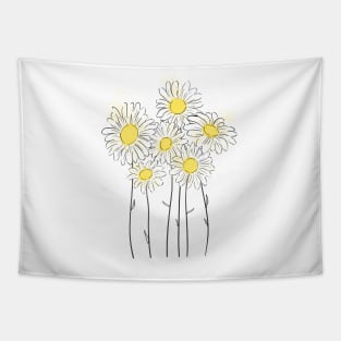 Daisy Flower Tapestry