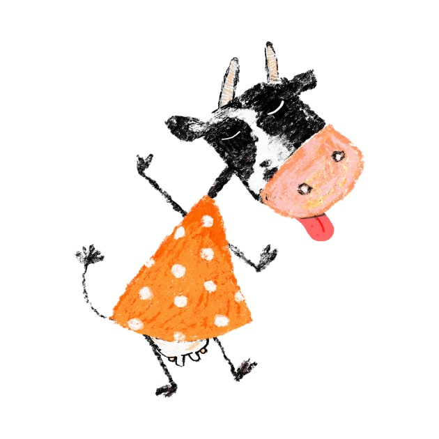 Florencia the Dancing Cow by GarrinchaToonz
