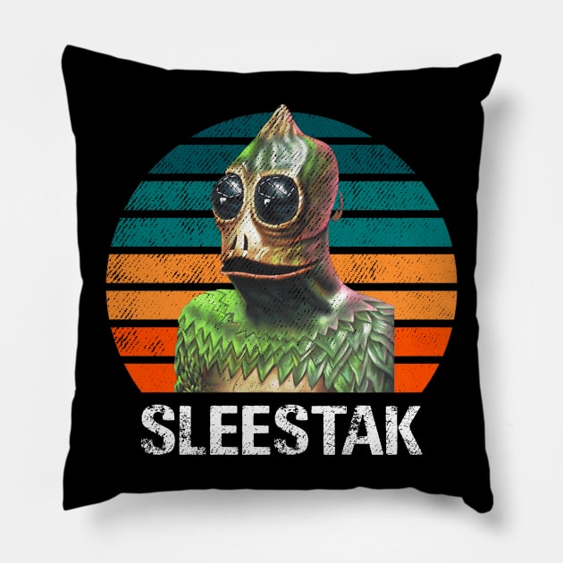 Sleestak - Land OF The Lost Pillow by dalioperm