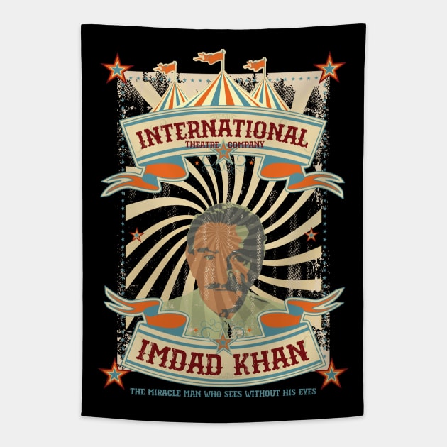 The Wonderful Story of Henry Sugar - Imdad Khan Poster Tapestry by Barn Shirt USA