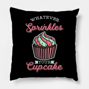 CUPCAKE CHEF Whatever Sprinkles Your Cupcake Pillow