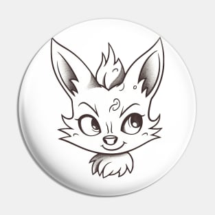 Little foxy face Pin